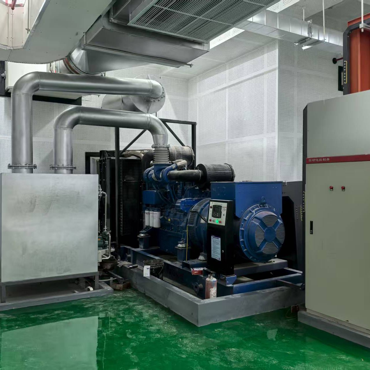 发电机黑烟水喷淋装置